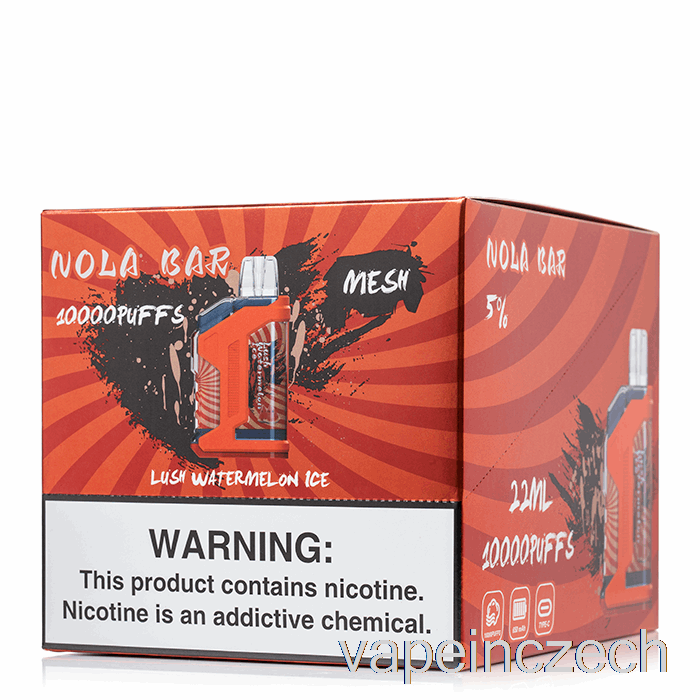[10-balení] So Soul Nola Bar 10000 Jednorázový Vape Bez Nikotinu